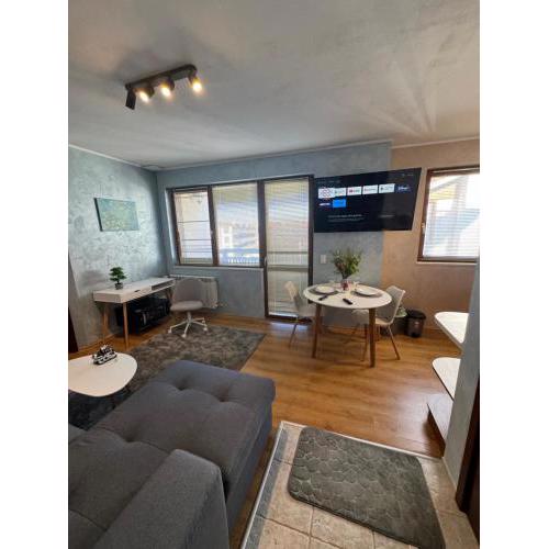 1-Bedroom apt - BathTub - 10mins from SkiLift Gondola - freeWiFi - WorkDesk - Central Heating - Full Kitchen at Edelweiss