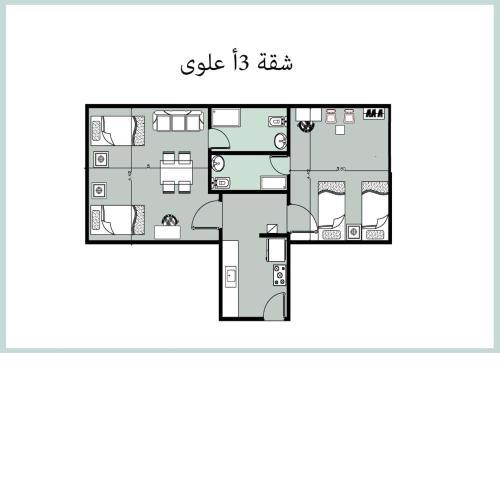 3A Chalet 2 bed rooms without lounge garden view 114 at Green Beach