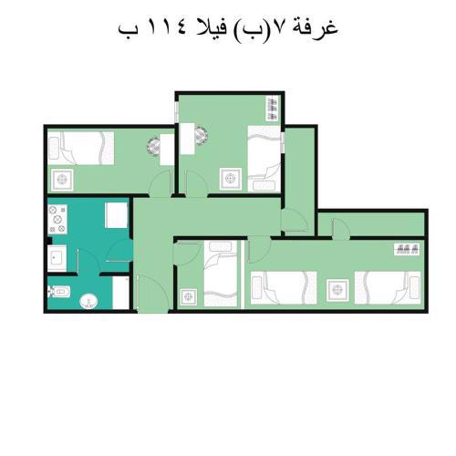 7B Chalet 4 bedrooms basement114 b on the pool green beach