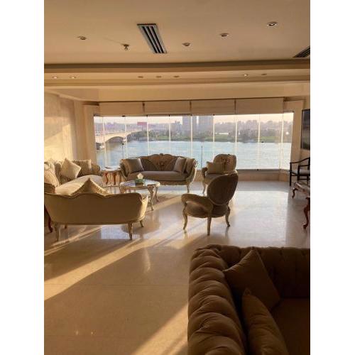 a 3 bedroom apartment with lovely Nile view
