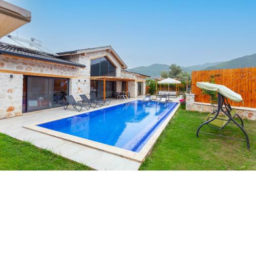 AğaVilla1 Kaşta Havuzlu Korunaklı Müstakil Villa