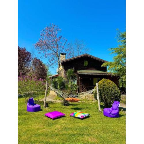 Agva Secret Yard Log Villa, On The River Bank!