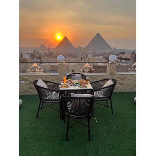 Alba pyramids view