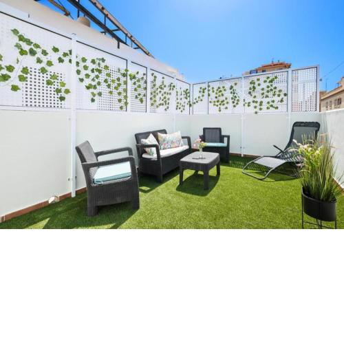 Apartamento con terraza privada en málaga centro