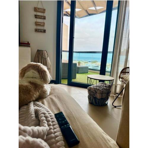 Apartamento Villa Bruno con vistas al mar, primera línea de playa