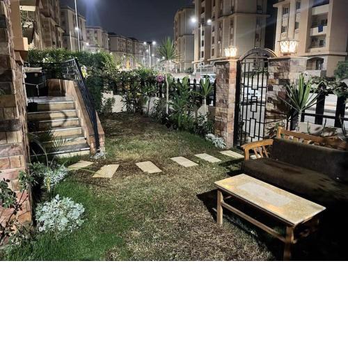 apartment with Garden & Private access in Gardenia City Compound