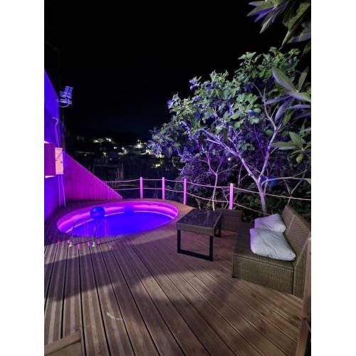 Aprosmeno Jacuzzi House 3 With Private Pool