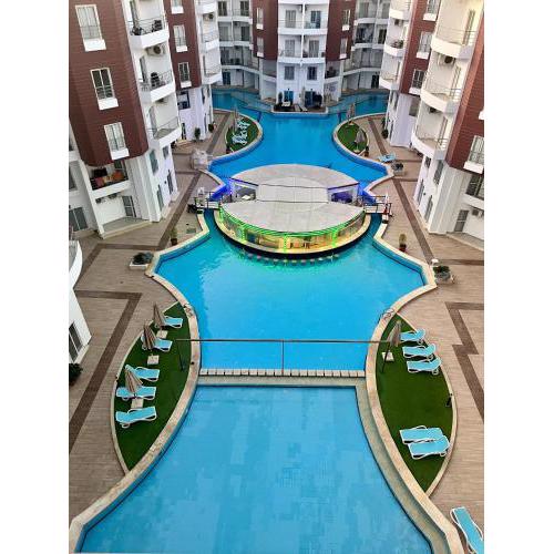 Aqua Palms Resort. Studio with private patio. C106