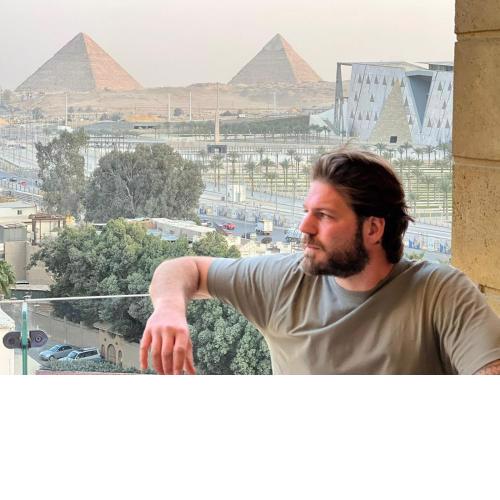 Asia Grand Museum & Pyramids view