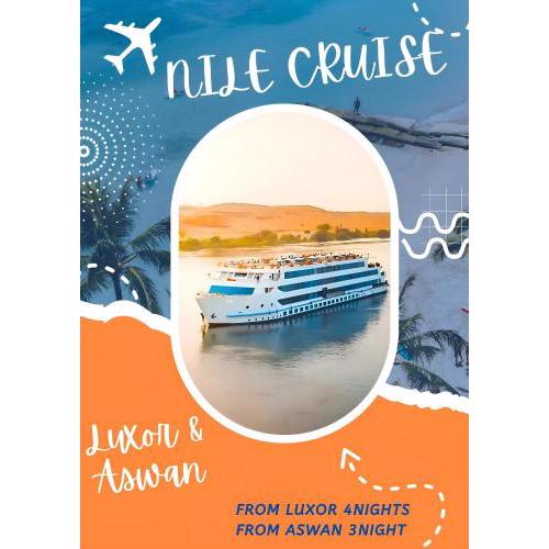 ASWAN NILE CRUISE Every MONDAY from ASWAN 3 nights & every THURSDAY from LUXOR 4 nights