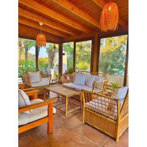 Bamboo sea view home