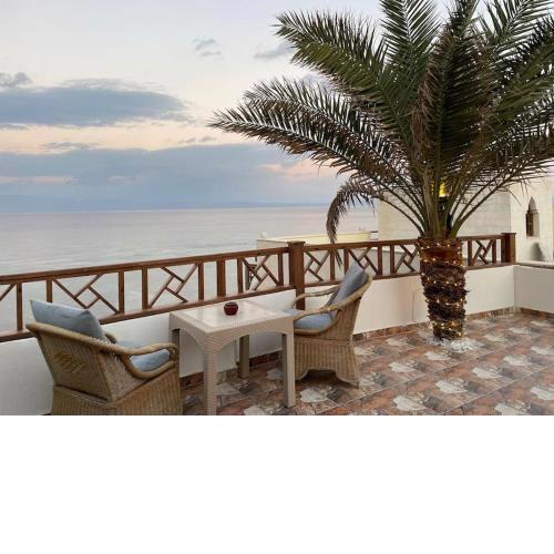 Beach front studio with huge roof top terrace