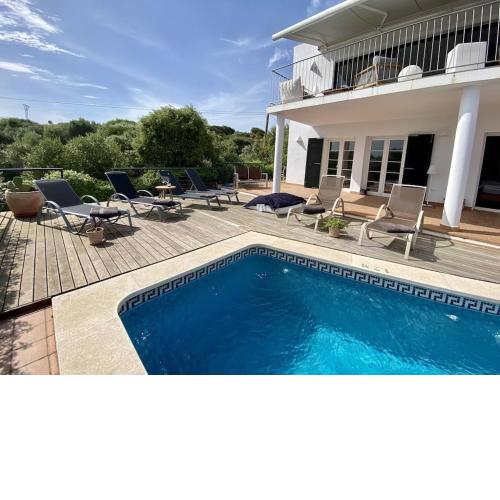 Bini Moxonia Villa de lujo con Vistas al mar, piscina, barbacoa Espectacular Jardín