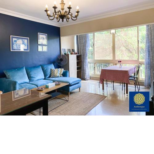 Blue 2BR apartment in green Maadi