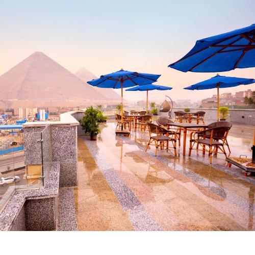 Blue Pyramids Eyes Hotel