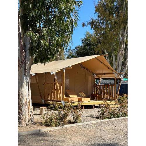 Camping Miramar Playa - tienda familiar