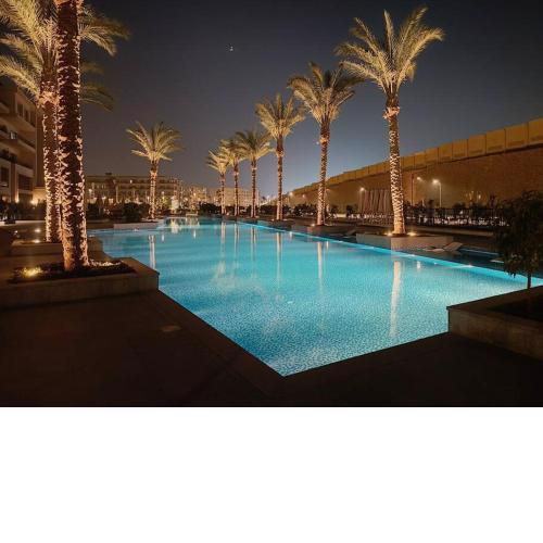 Carrara White 3BR APT W/Garden view and Pool