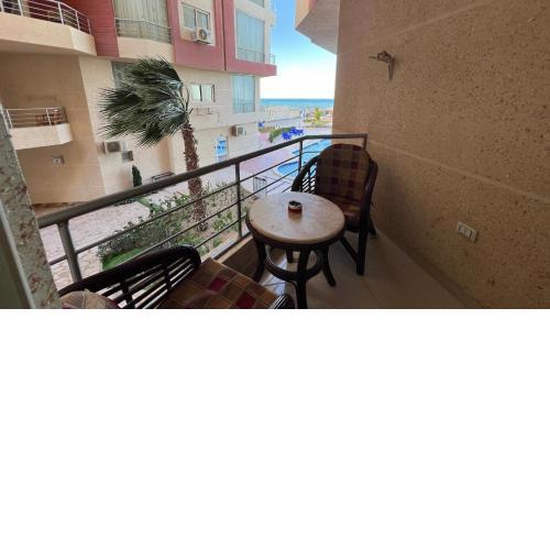 Casablanca beach resort, first line with private beach and swimming pools,