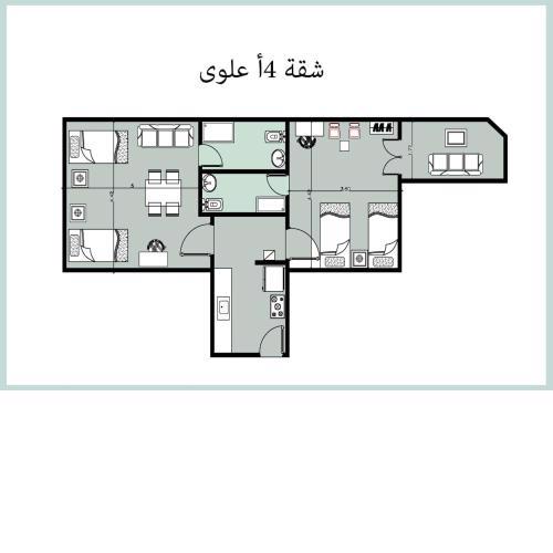 Chalets4A sea and pool view 2Bed rooms without lounge 114 at Green Beach