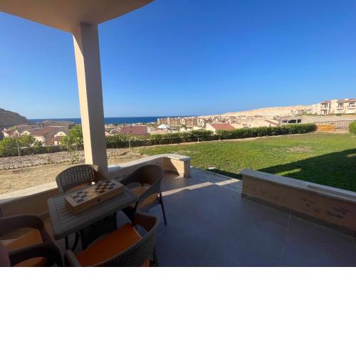 Charming Chalet with Stunning Sea View & Private Garden in Coral Hill Resort, North Coast Egypt