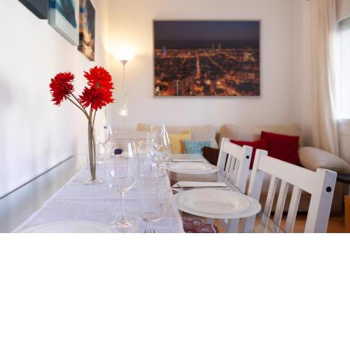 Cute Apartment in Sants Station with HBO & Alexa & AC