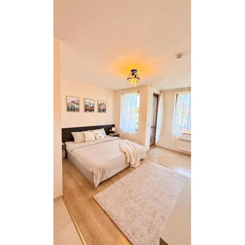 Encanto Bansko Cozy Studio with Balcony and Stunning Mountain & Town Views in SPA Resort