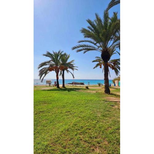 Estudio en la playa con piscina y parking gratis