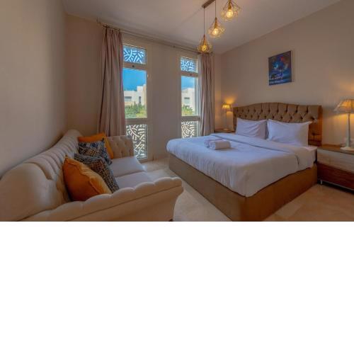 Family 2BR in Mangroovy Gouna Pool & Beach Access