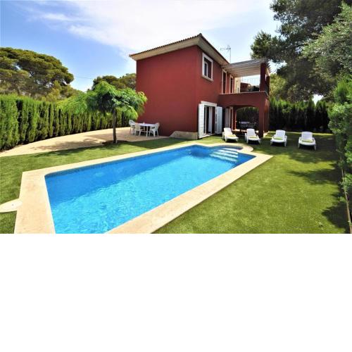 Ferienhaus mit Privatpool für 8 Personen ca 150 qm in Cala Pi, Mallorca Südküste von Mallorca
