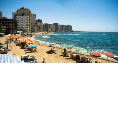 Furnished Apartment - Beach view "Nearest Beach 2 minutes walking" - Free Wifi- Abo keer - Alexandria - Egypt