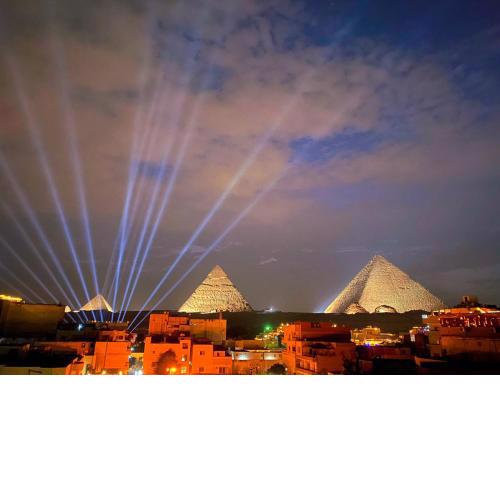 Grand tower pyramids view