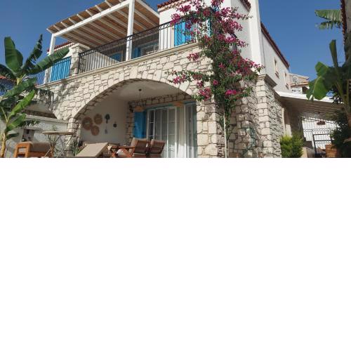 Havuzlu taş villa 2