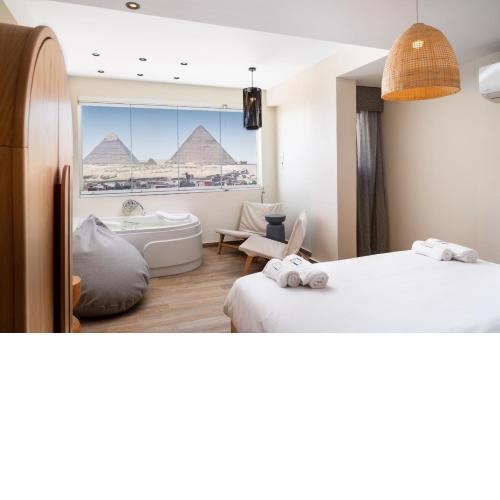 Jacuzzi 2BDR By The Pyramids Free Airport Pickup