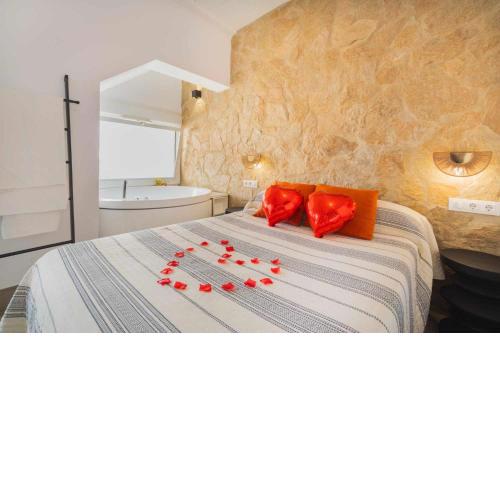 Jacuzzi Amanecer de Plata Decoración Romántica