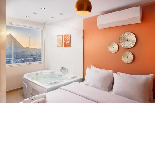 Jacuzzi Studio The Pyramids Free Airport Pickup Apt5