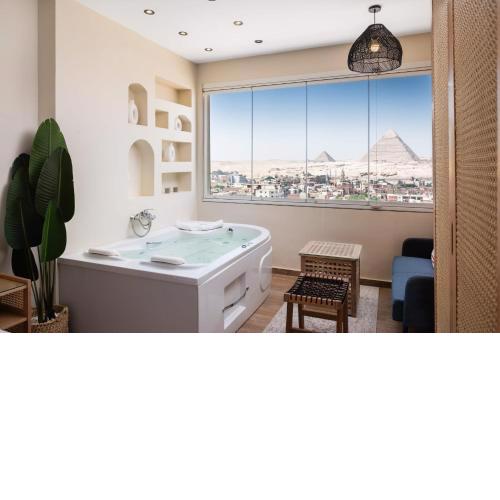 Jacuzzi Studio The Pyramids Free Airport Pickup Apt6