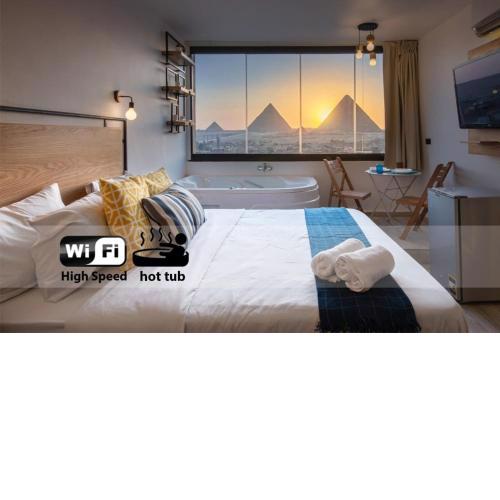 Jacuzzi Studio The Pyramids Free Airport Pickup