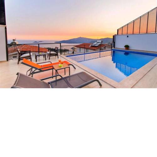 Kalkan 1 Bedroom Seaview Villa 1762