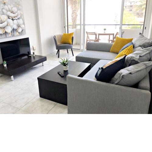 Large apartment close to Finikoudes Beach with 2 balconies