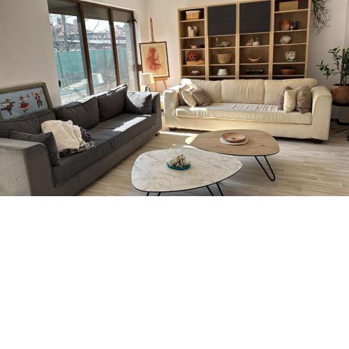 LARGE GUEST HOUSE Apartment near the Center with Full Kitchen & Dining Room, King Beds, Garden Patio, Free Parking & Self Check-in