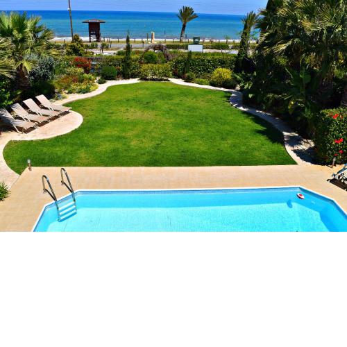 Latchi Beach Front Villa - Private Heated Pool - Amazing Uninterrupted Sea Views