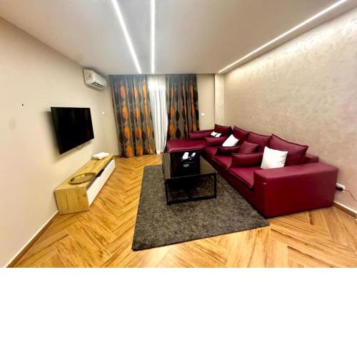 Luxurious 3BR with Stunning Patio&View&5G Wifi at Madinaty