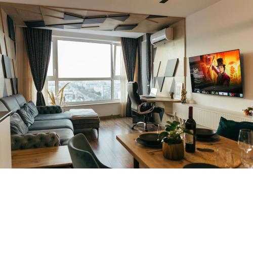 Luxury apartment in Central Park Burgas with amazing view + private parking space