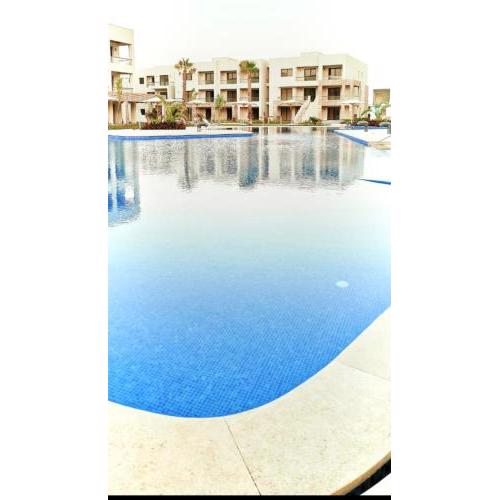 Luxury Garden Chalet at Azha with large pools beside Azha lagoon