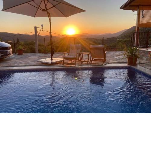 Magnificent sunset view