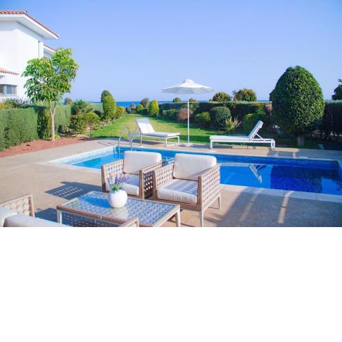 Mazatos Beachfront Gardens - Villa with Garden View and Private Pool - Stunning & Tranquil Retreat - 3 Bedrooms