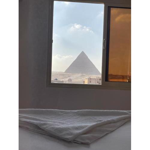 Middle east pyramids view hotel