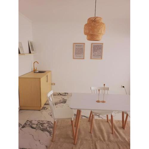 modern design studio with charming view