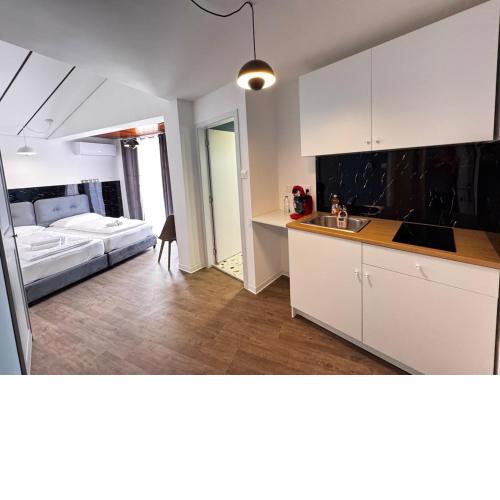 Modern Studio N14 kitchenette private bathroom