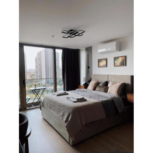 Modern Studio with balcony